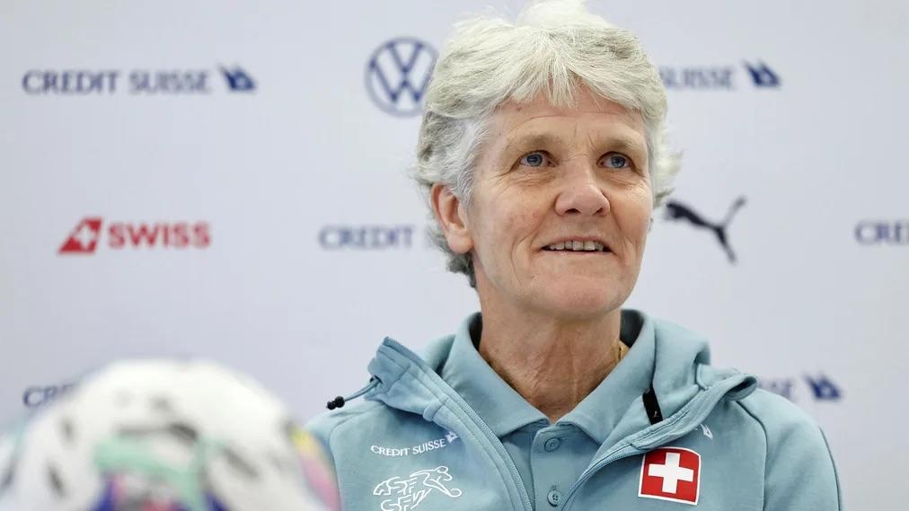 Sundhage som förbundskapten för Schweiz damlandslag