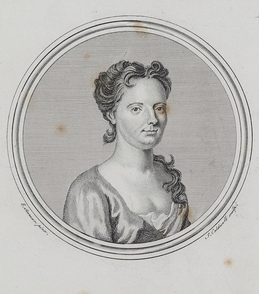 Porträtt av sångerskan Francesca Cuzzoni (1698-1770).