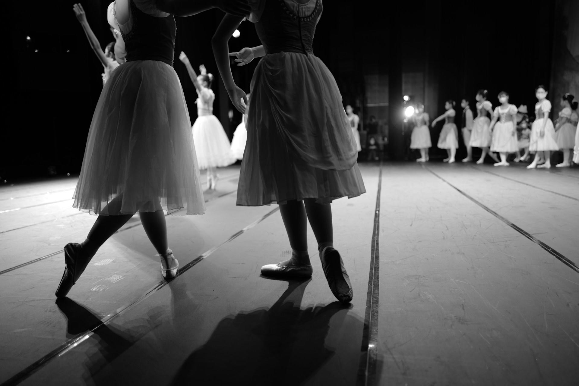 Balettdansöser på scen