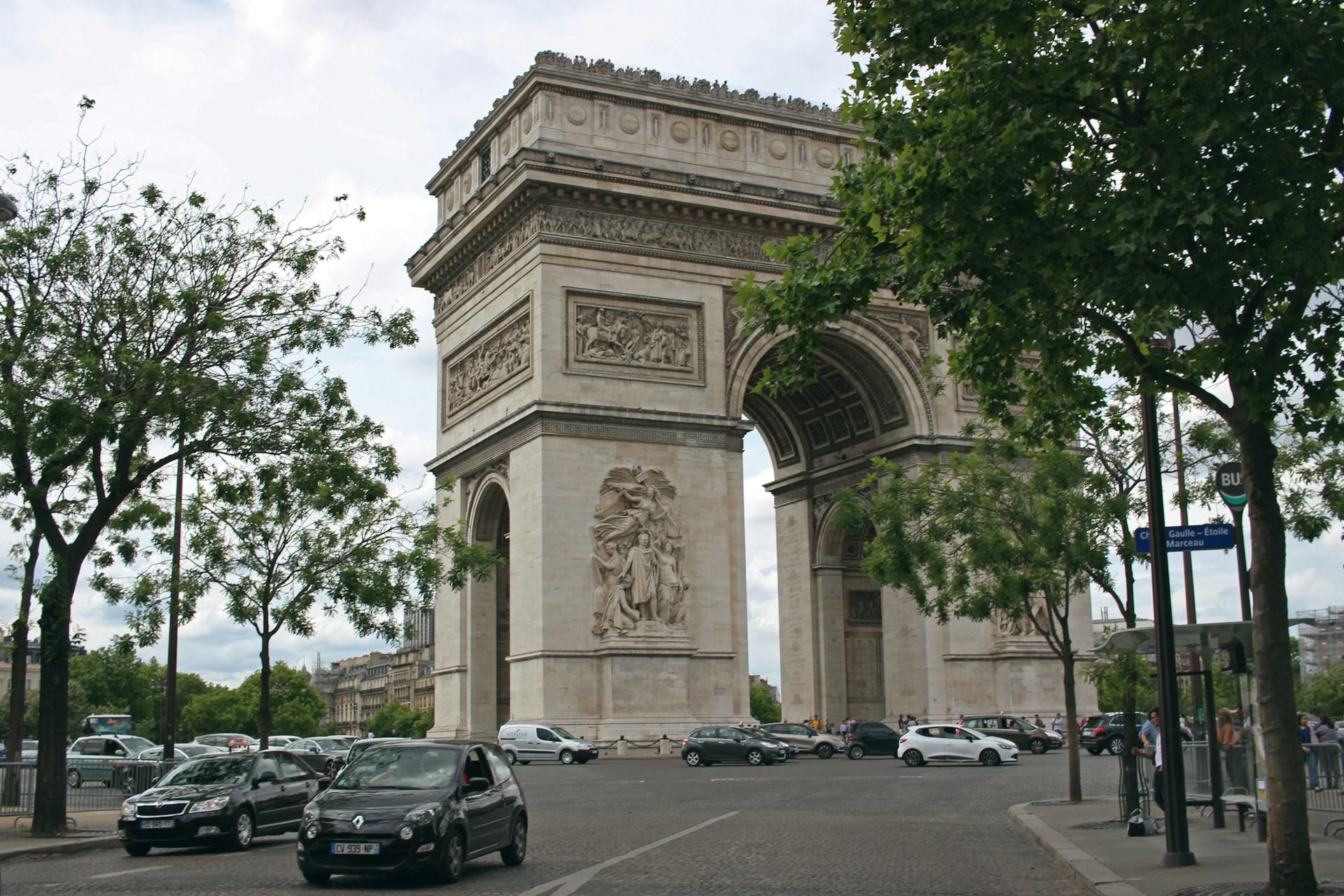 Triumfbågen i Paris.