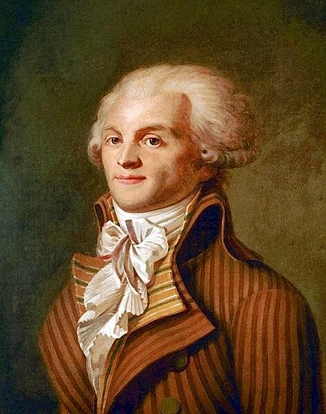 Maximilien Robespierre, en av de mest framträdande personer i franska revolutionen