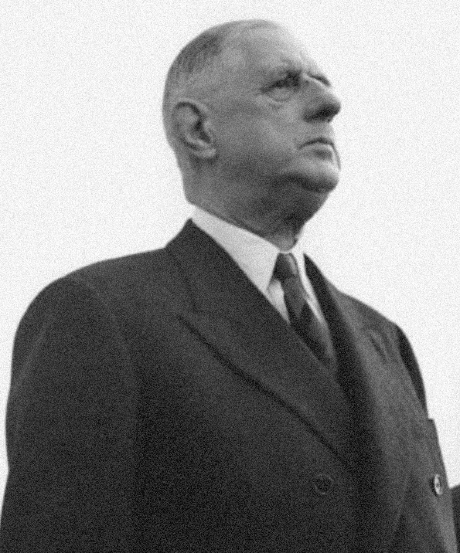 Portrait of Charles de Gaulle
