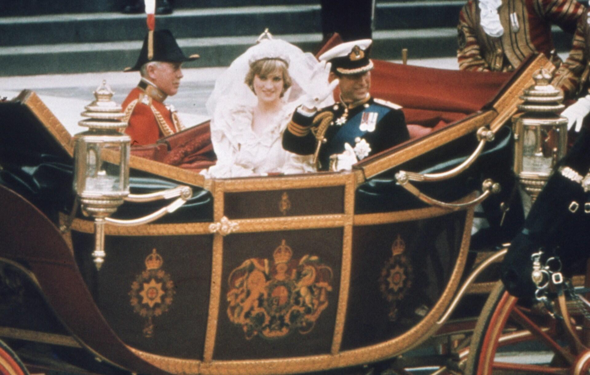 Charles och hans första fru, prinsessan Diana