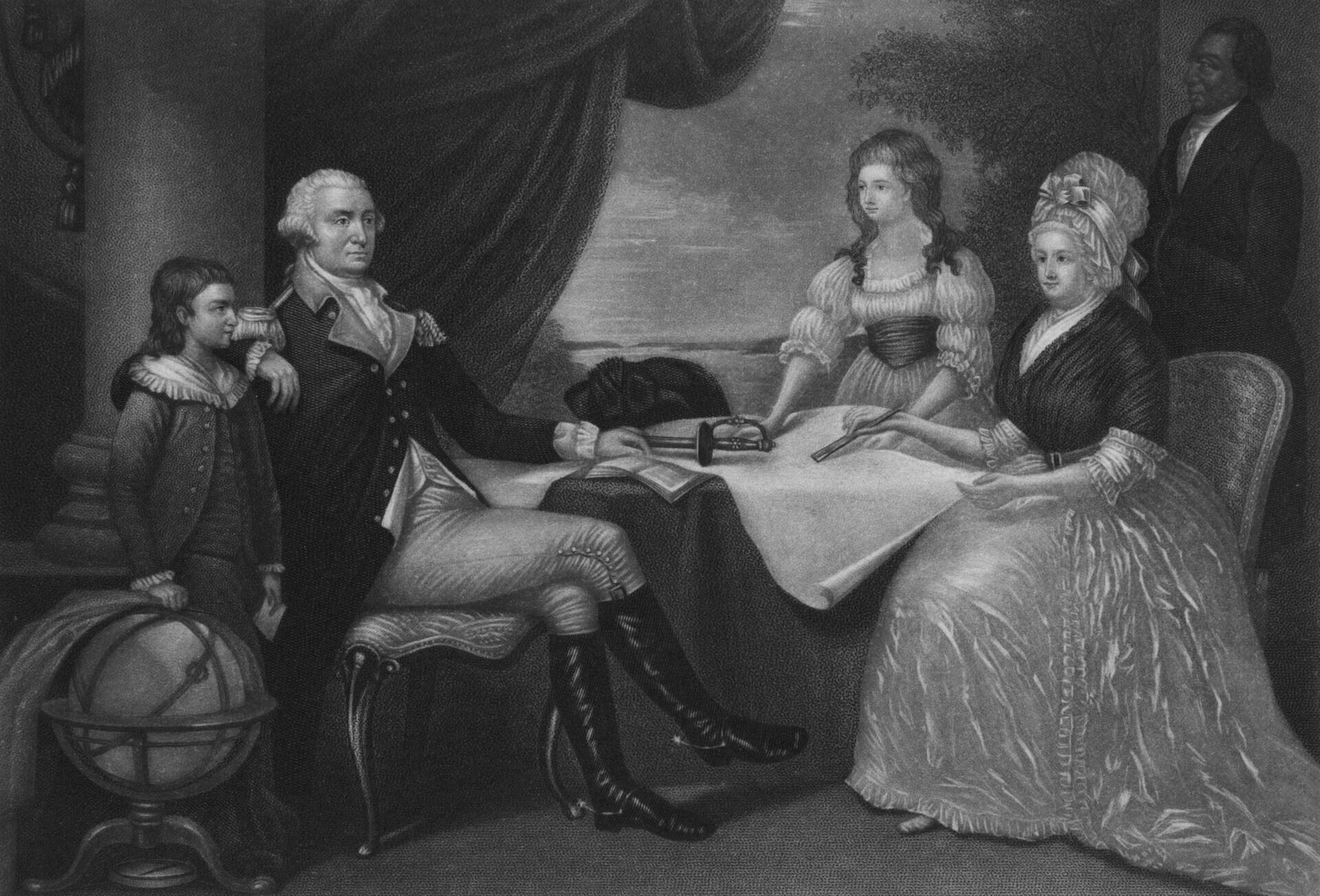 George Washington och hans familj