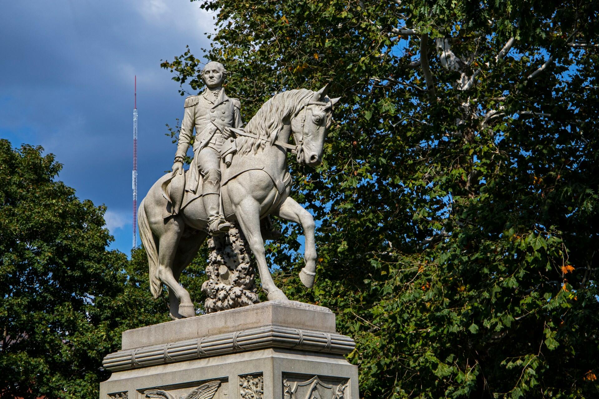 Staty av George Washington i Pittsburgh