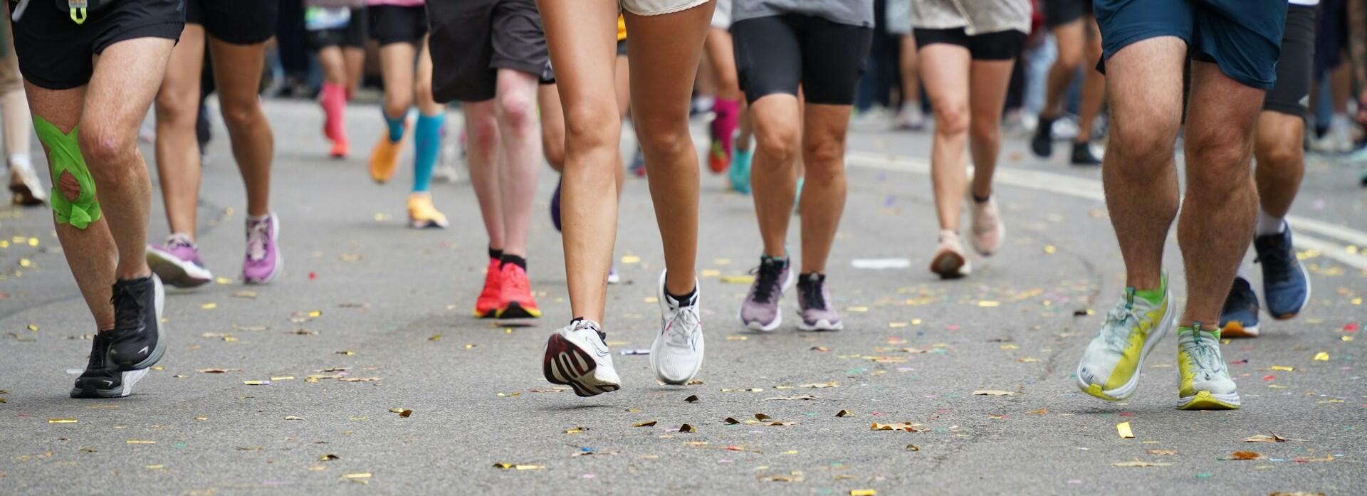 ben på maratonlöpare i new york