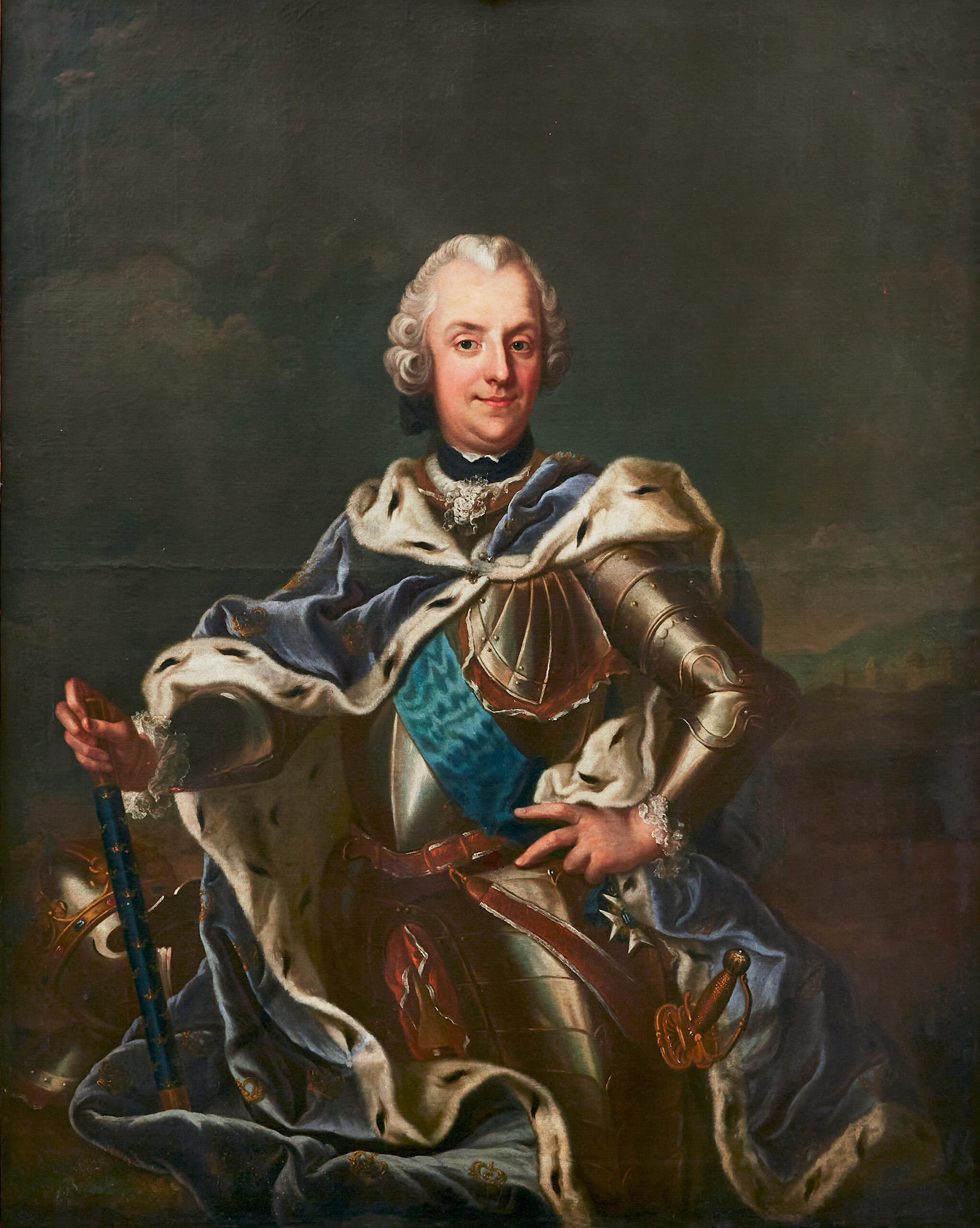 porträtt av kung adlof fredrik