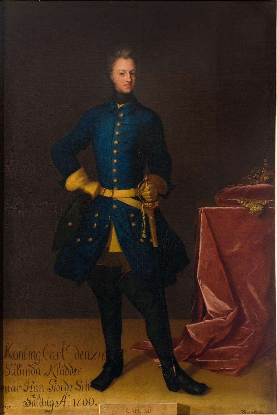 porträtt av karl xii