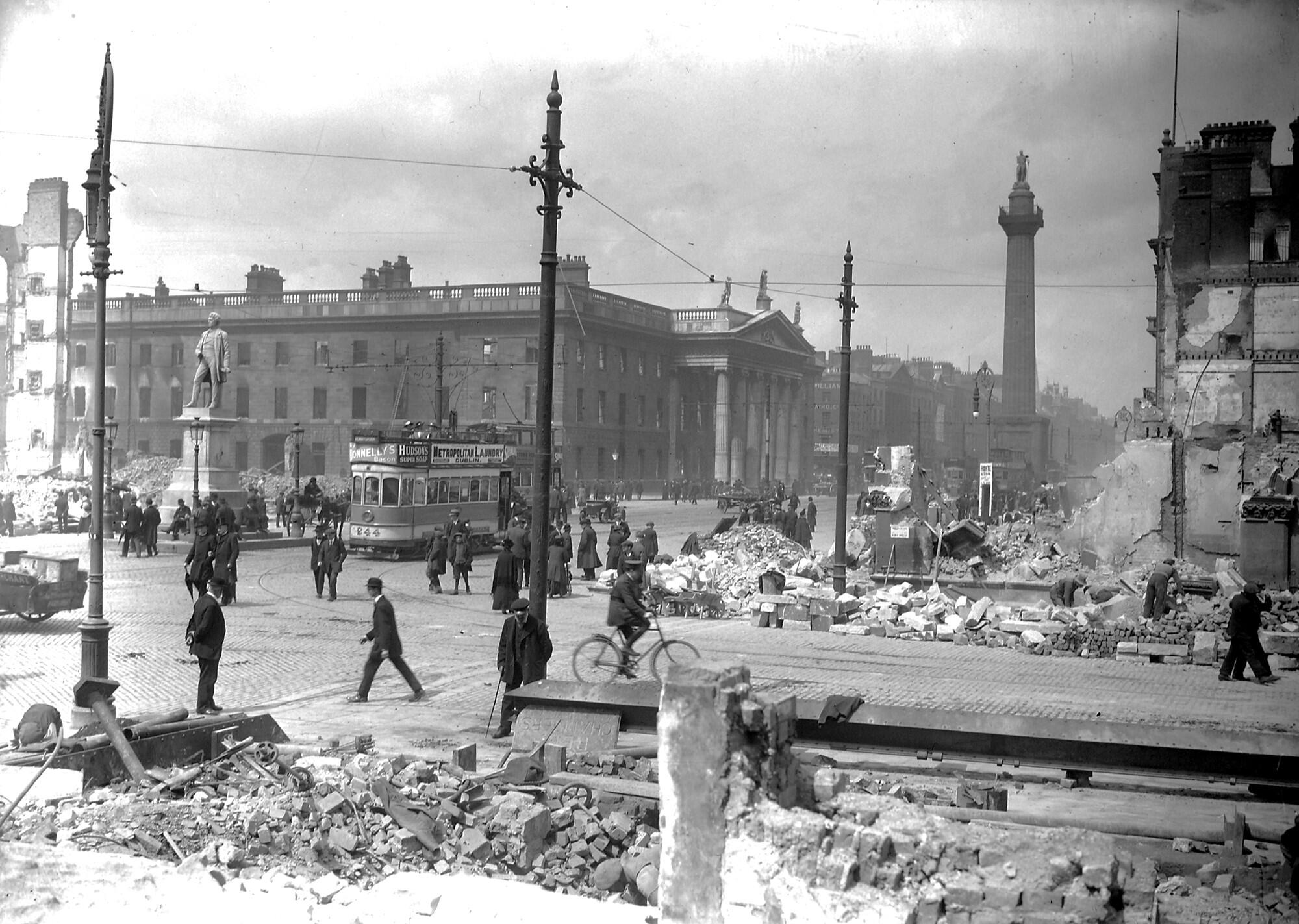 förödelse i dublin i maj 1916