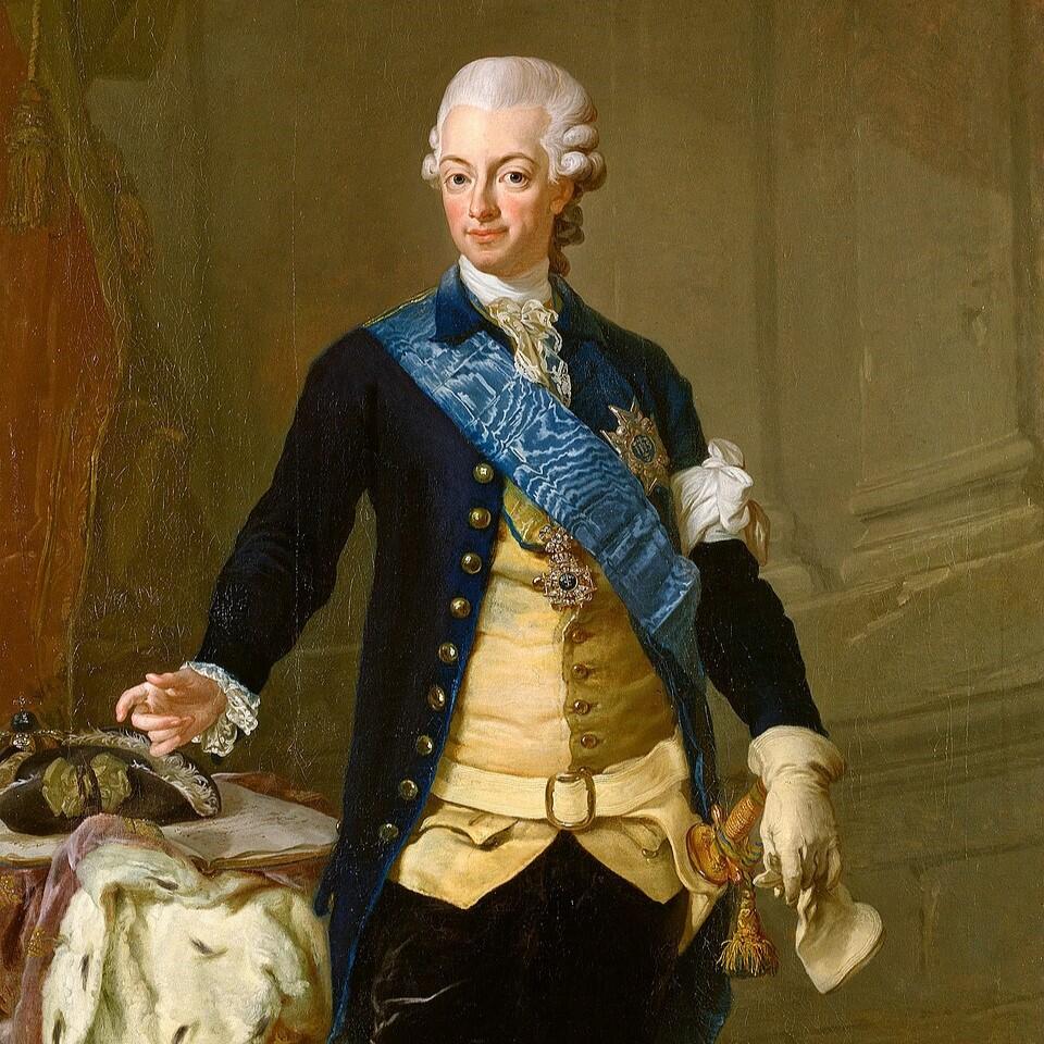 porträtt av gustav iii