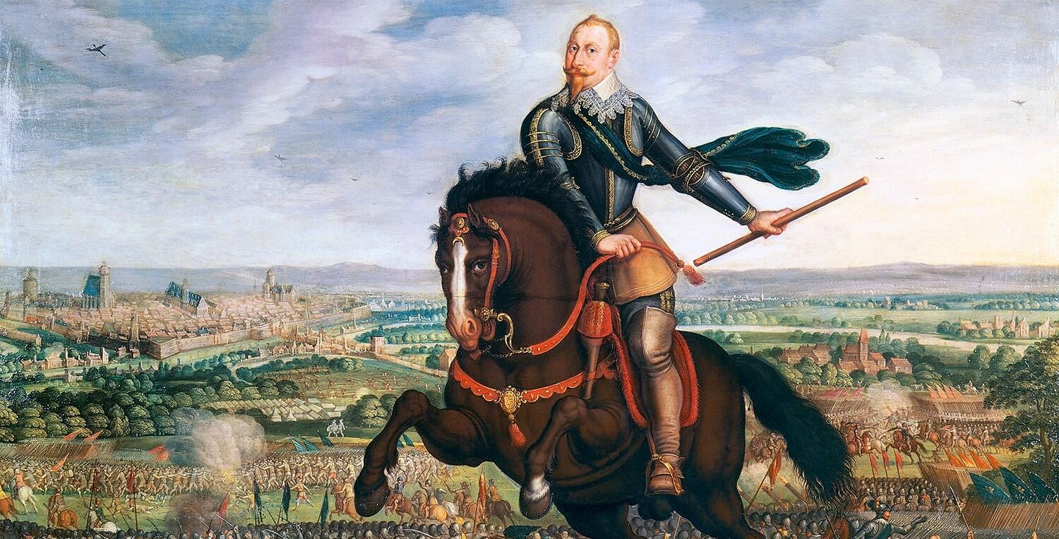 Gustav II Adolf i strid
