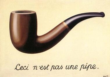 illustration av ceci n est pas une pipe