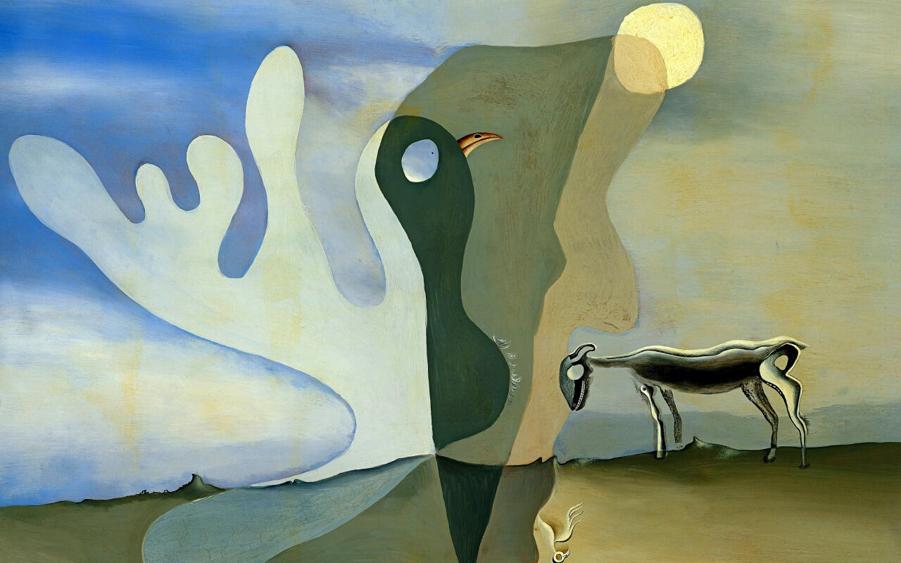 Tsvla målad av Salvador Dalí.