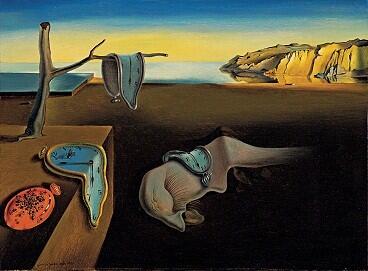 målningen "minnets envishet" av salvador dali