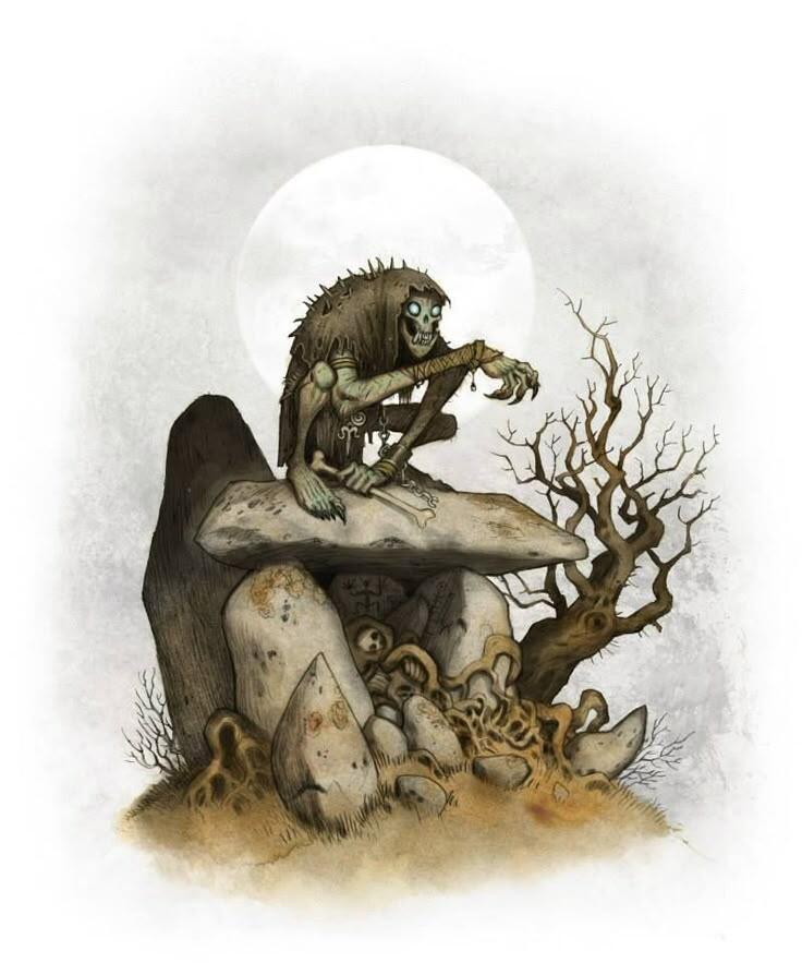 Gast ritad av Johan Lagerkrants