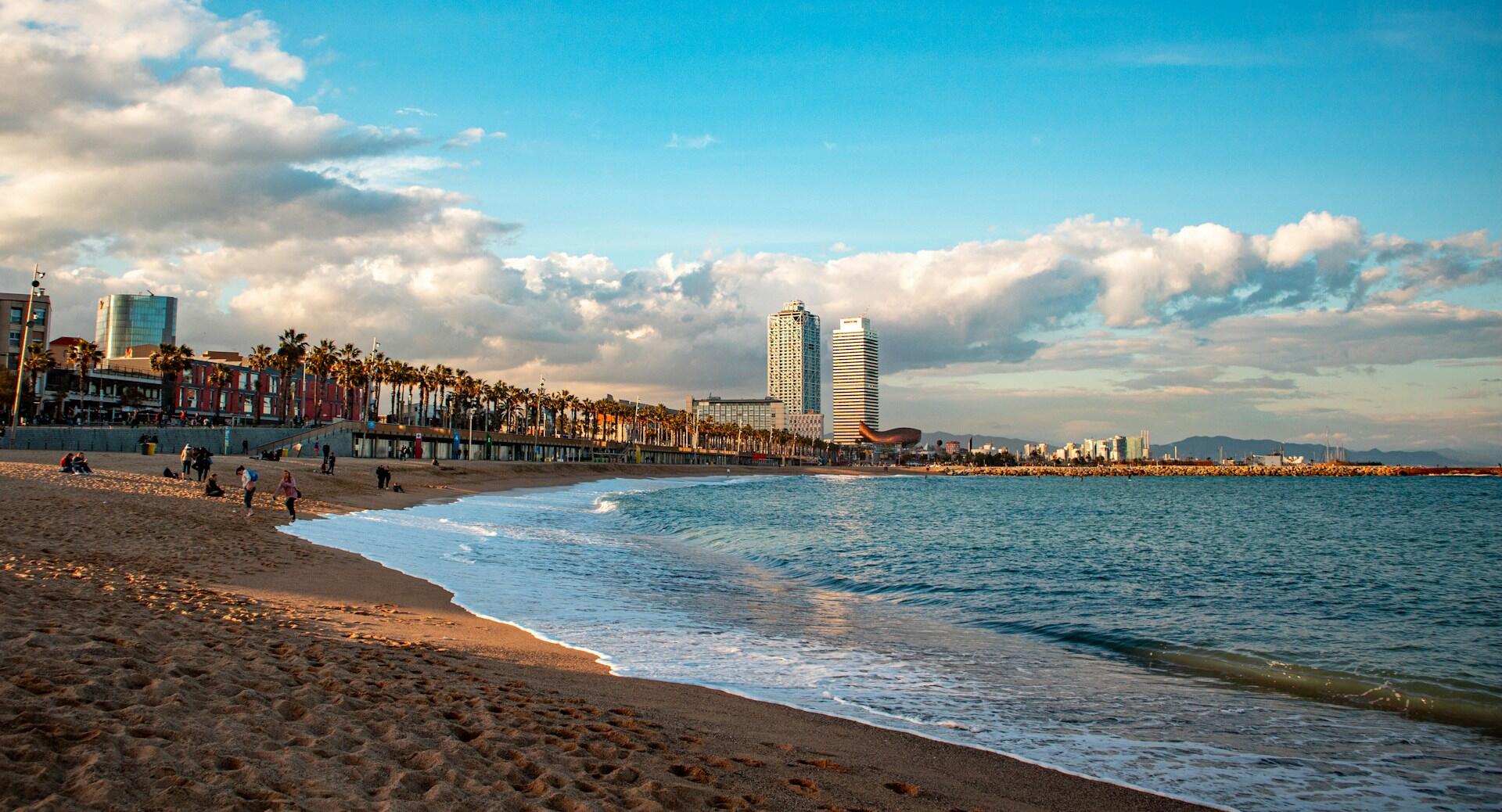 Barcelonas strand