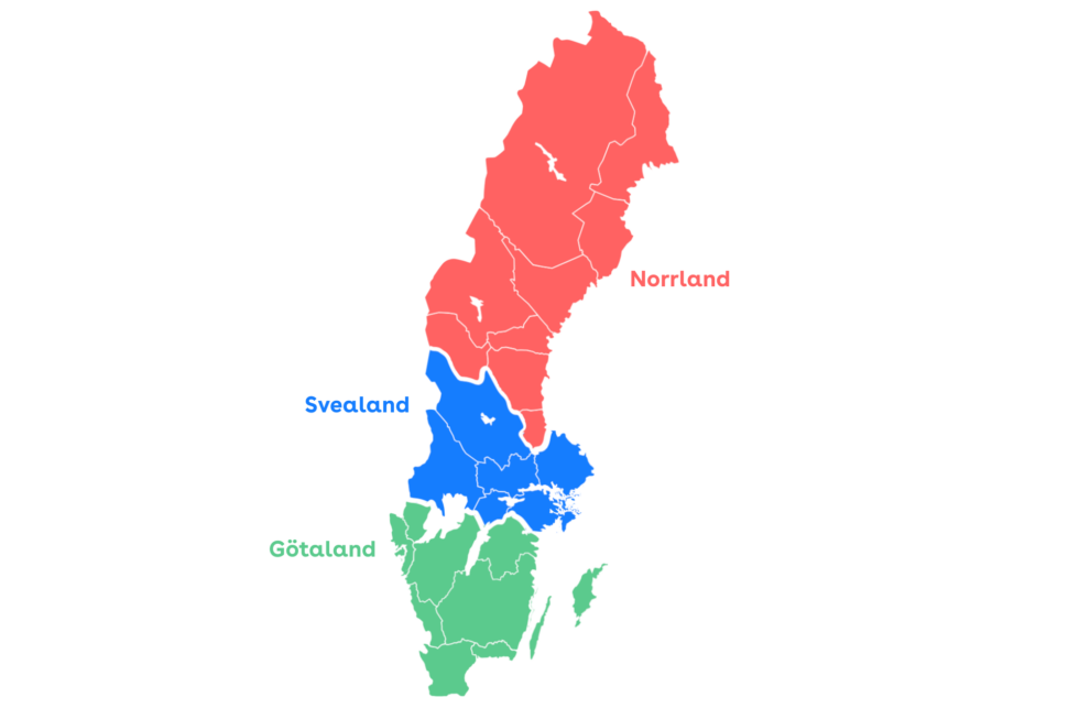 Regioner Sveriges geografi: Utforska landets natur och klimat