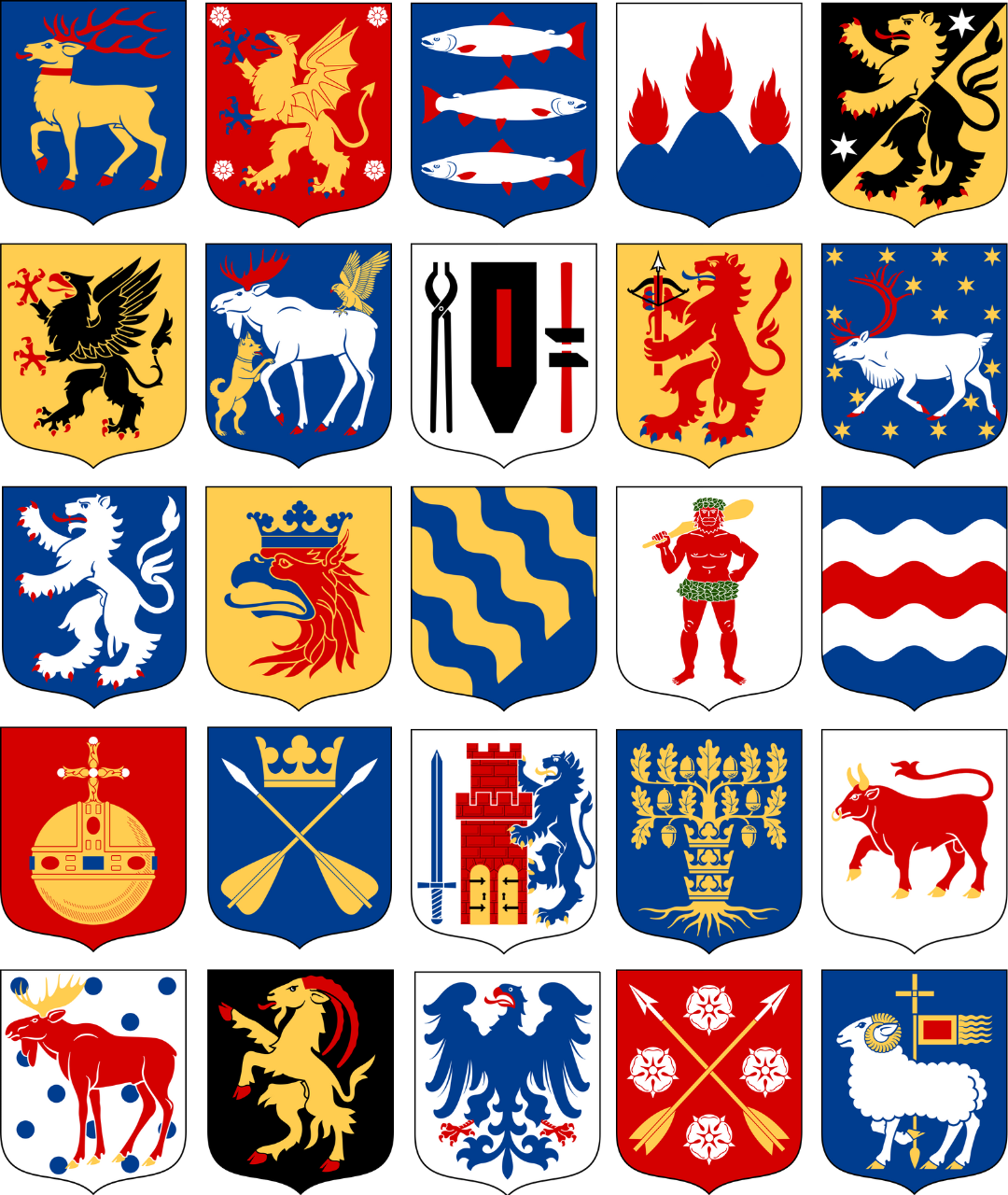 Sveriges landskapsvapen