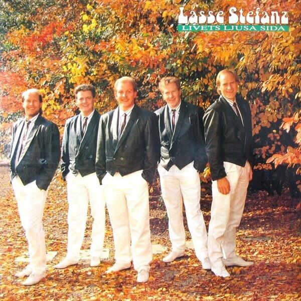 Lasse Stefanz på omslaget för skivan "Livets ljusa sida"