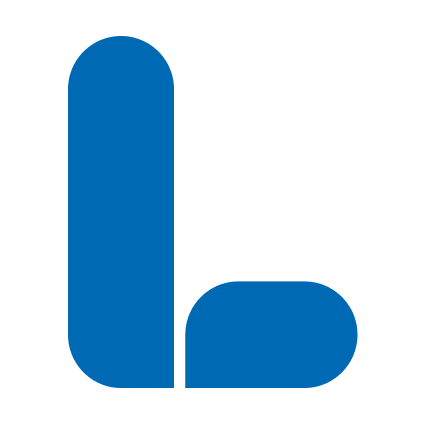Liberalernas nya logga, från och med namnbytet från Folkpartiet till Liberalerna bytte de från en blåklint till ett L.