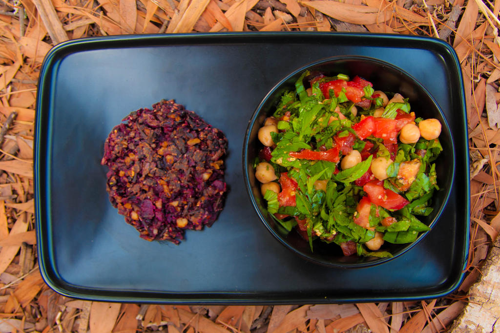 Chickpea is a good laternative to meat that will leave you feeling stuffed.