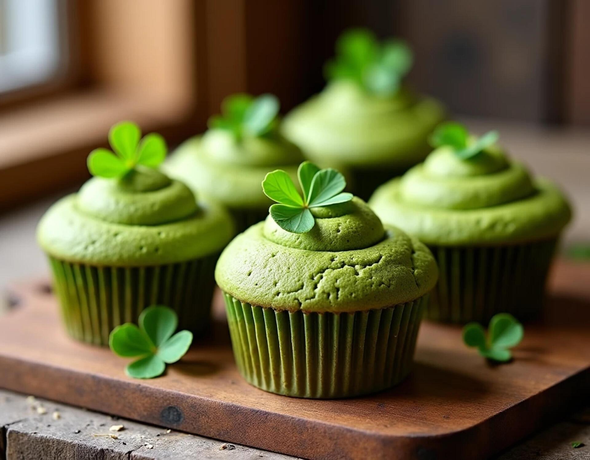 Pandan cupcake