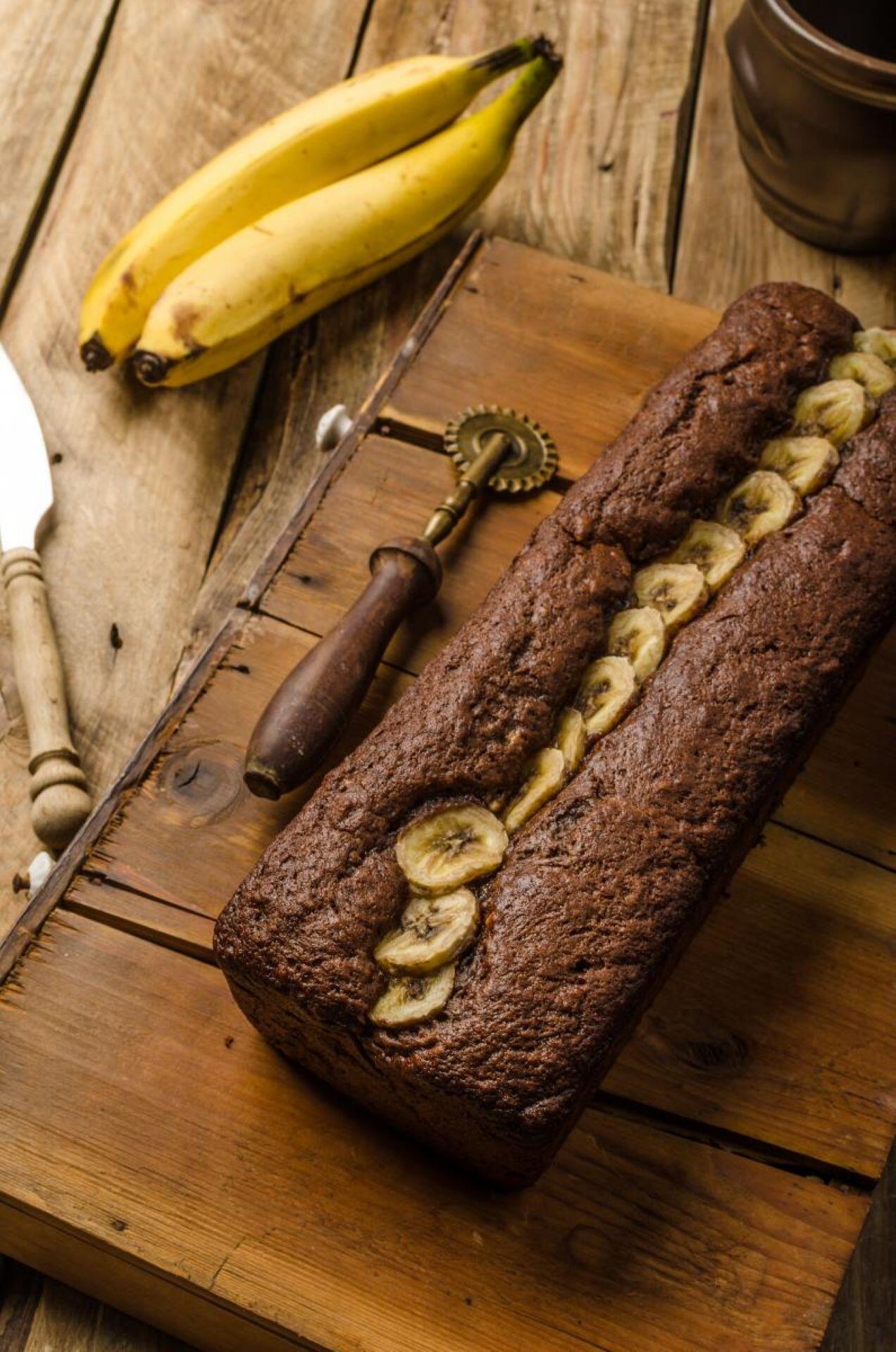 Homemade banana bread