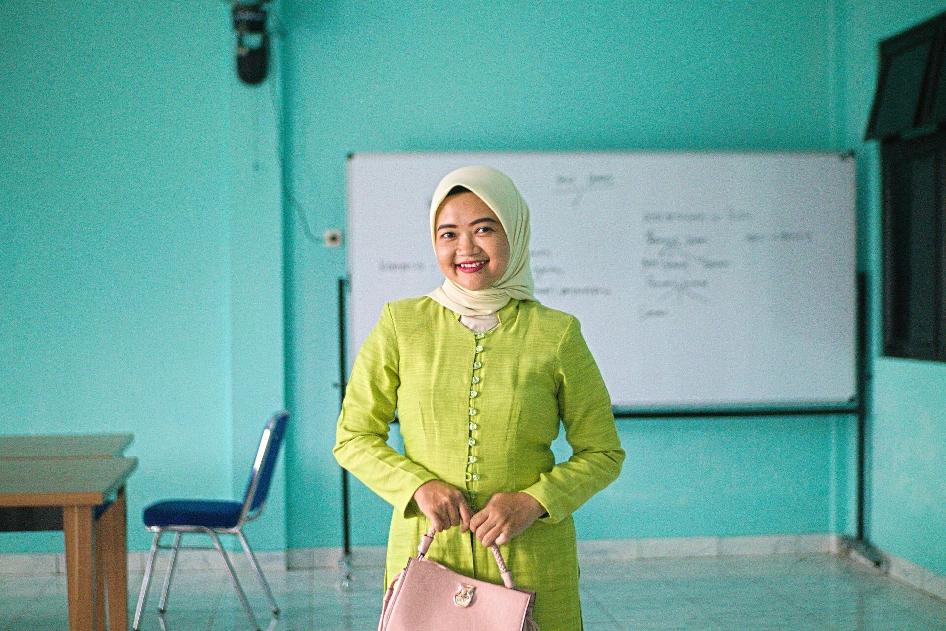 teacher in class