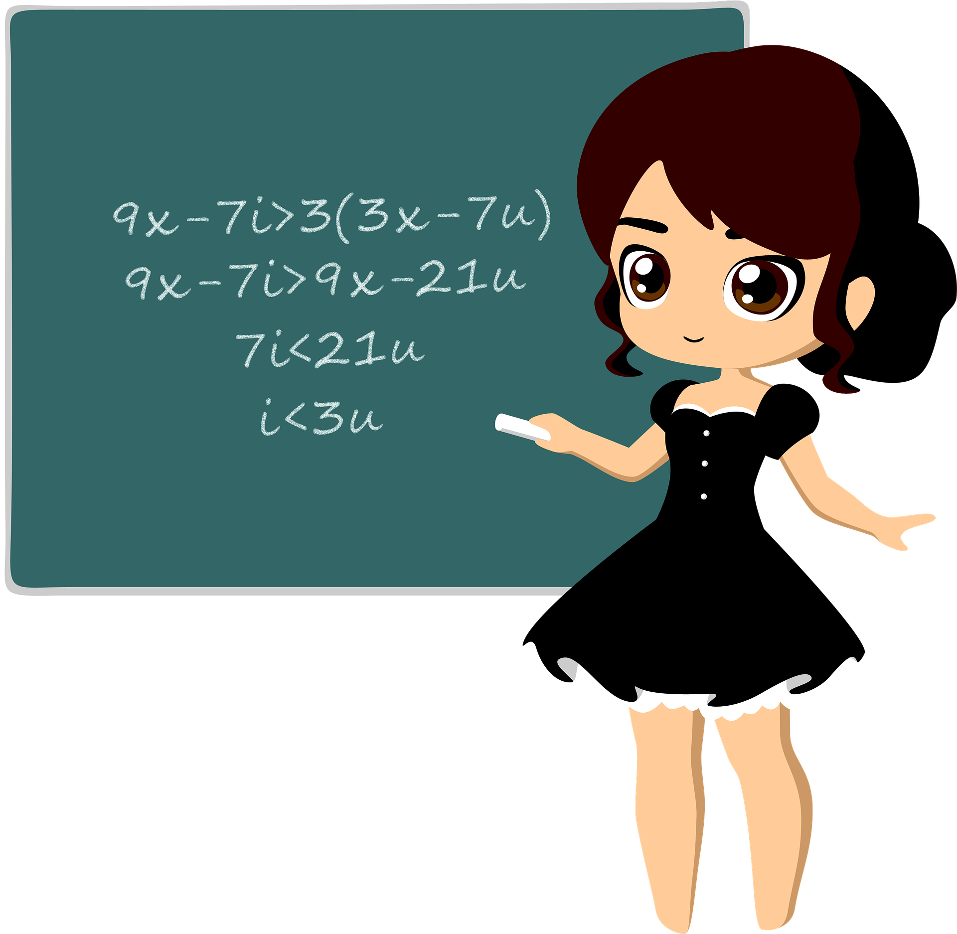 student learning maths