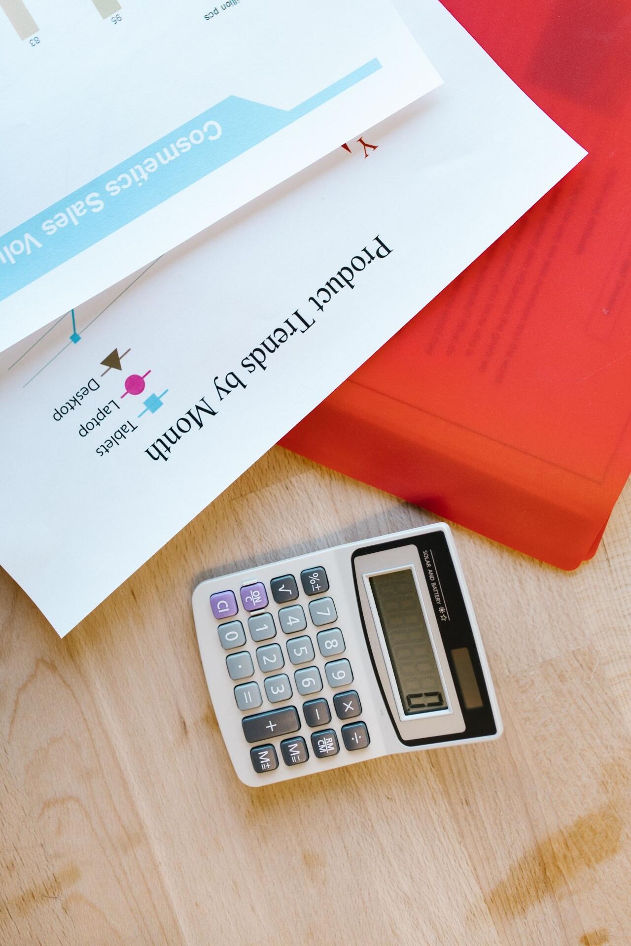 Calculator and mathematics study materials used for Singapore GCE A-Level H2 Mathematics exam preparation.