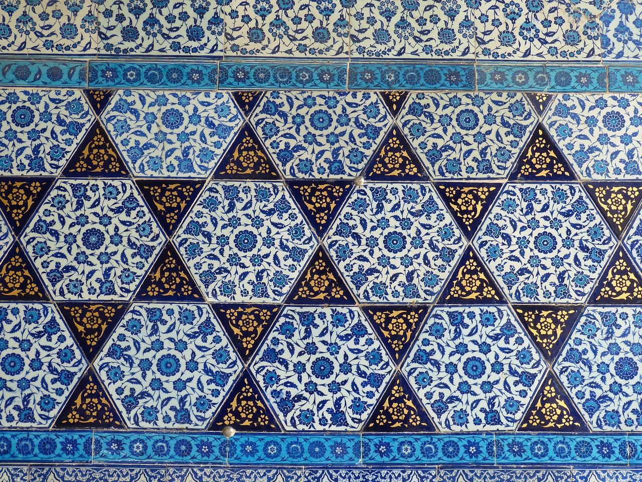 Tiles from Ottoman Imperial palace