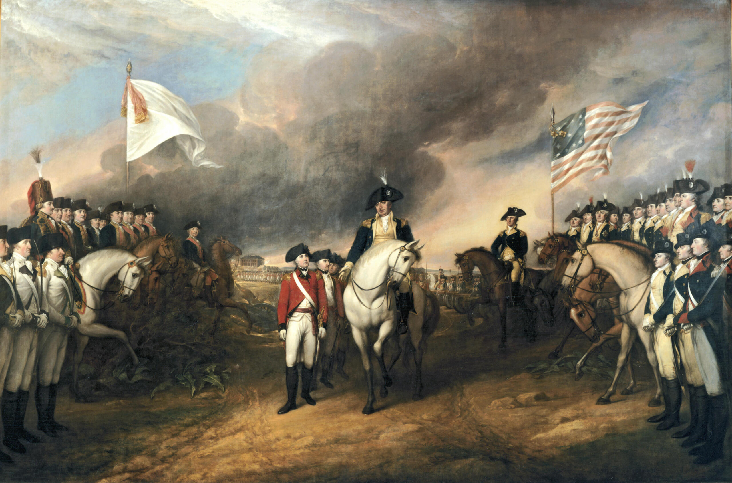 Lord Cornwallis surrendered to the American army, marking the end of the war