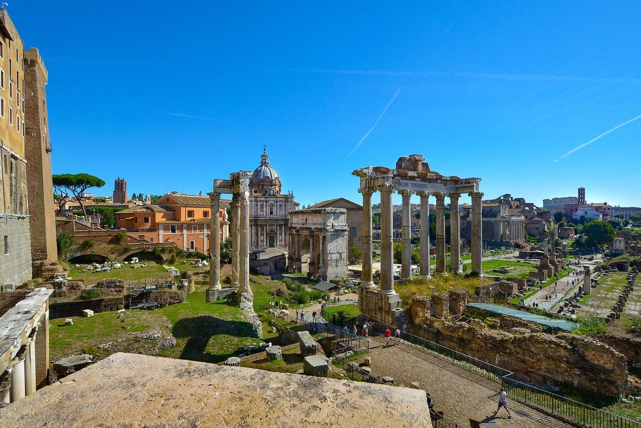 Roman Empire architecture ruins