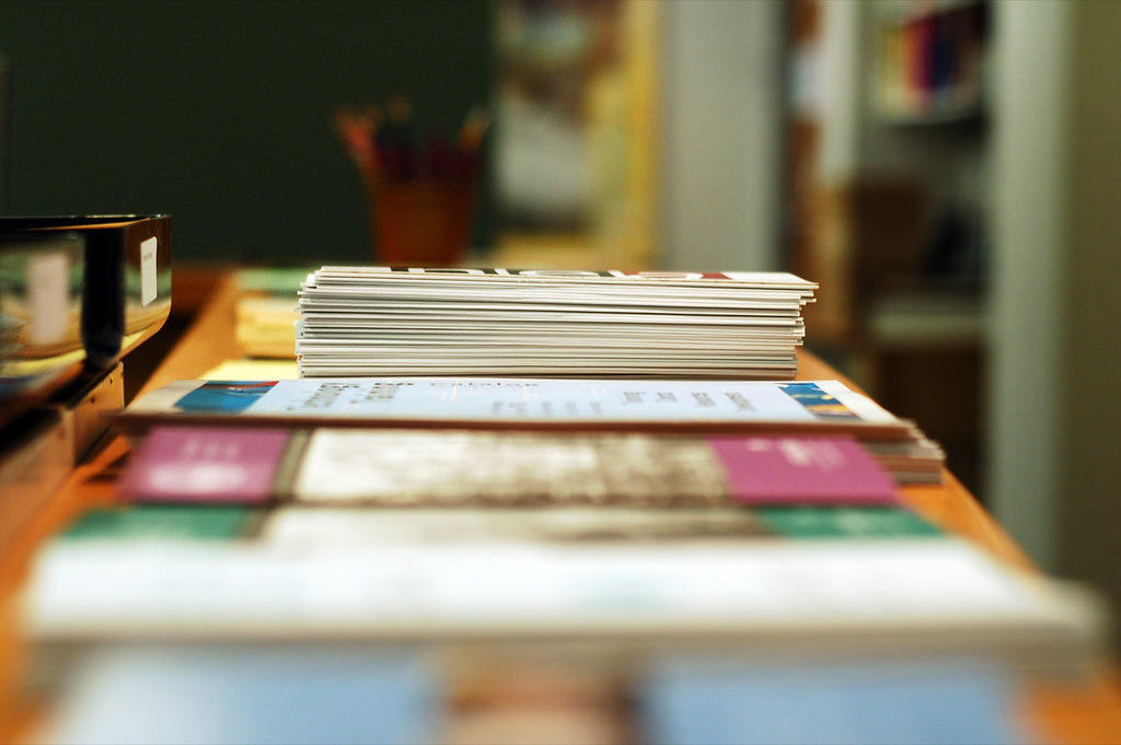 Attract clients with flyers and leaflets.