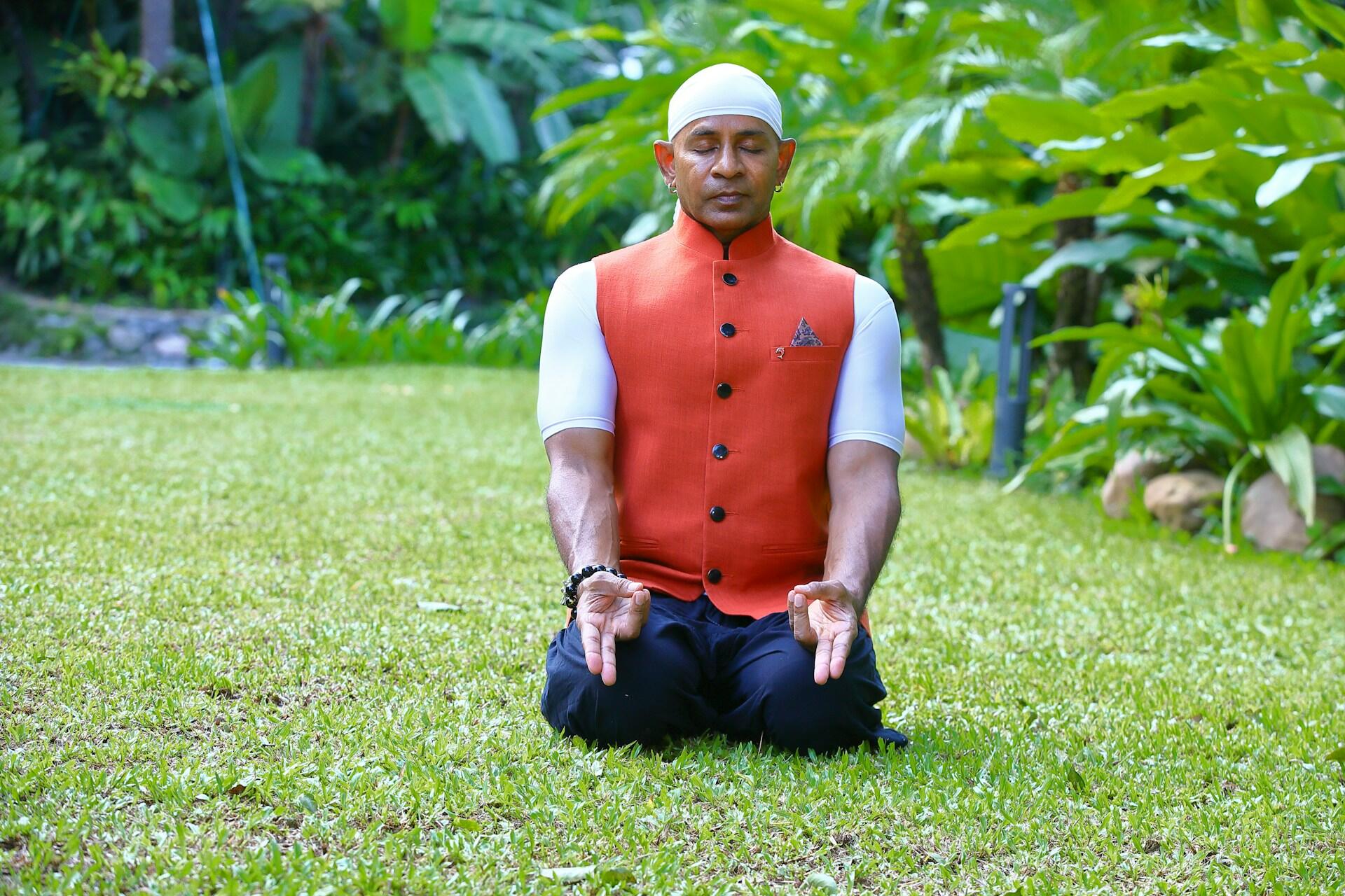 Meditácia Sudarshan Kriya jóga v prírode