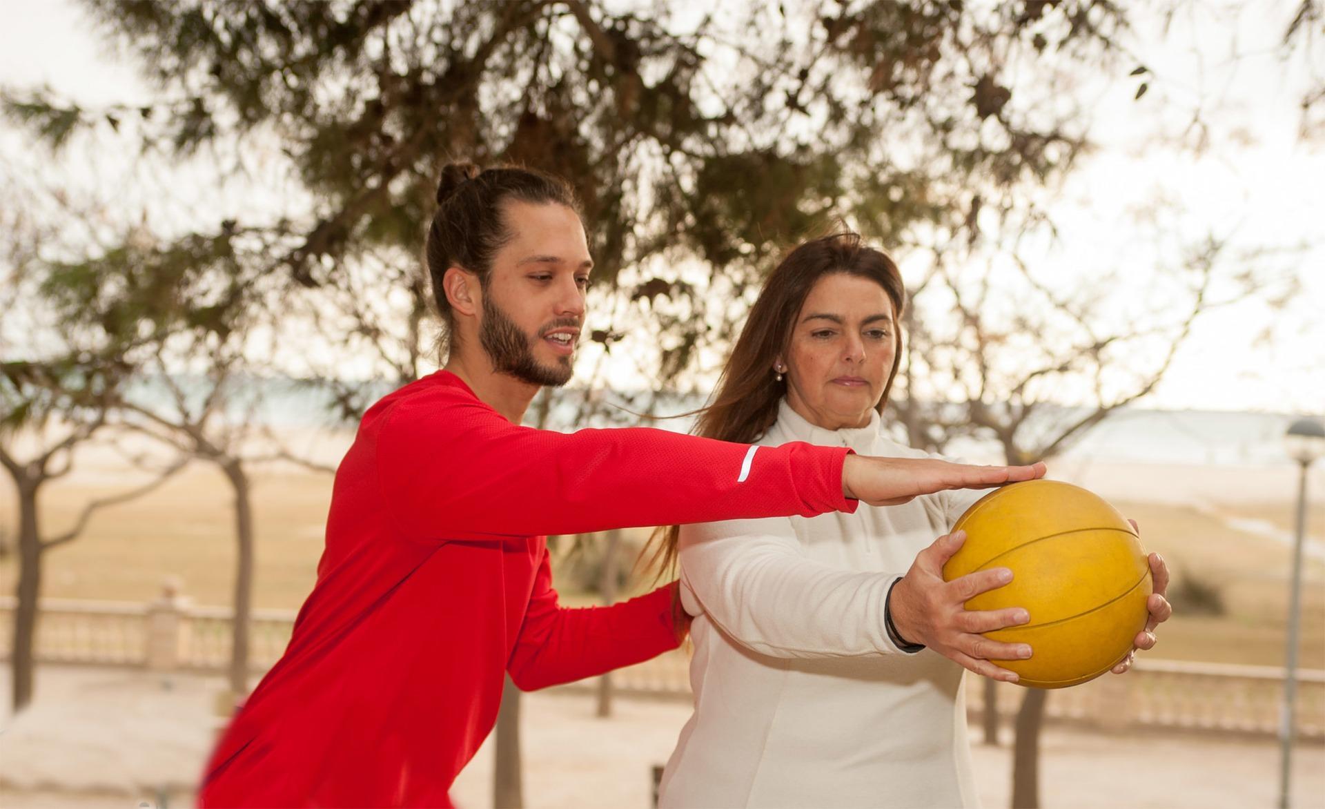 Personal Trainer spor hocası ve kadın