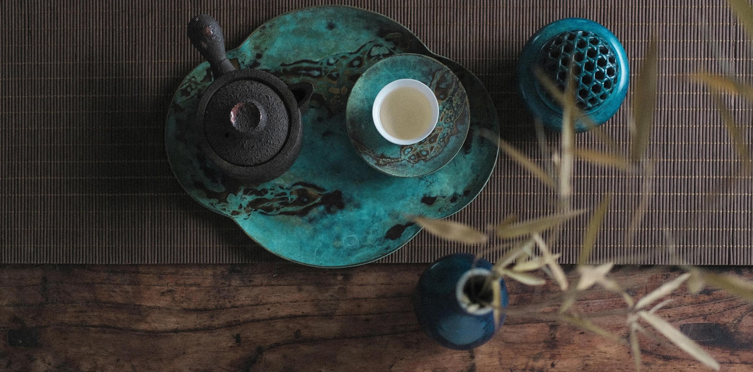 Çin çay çin mutfağı sunum