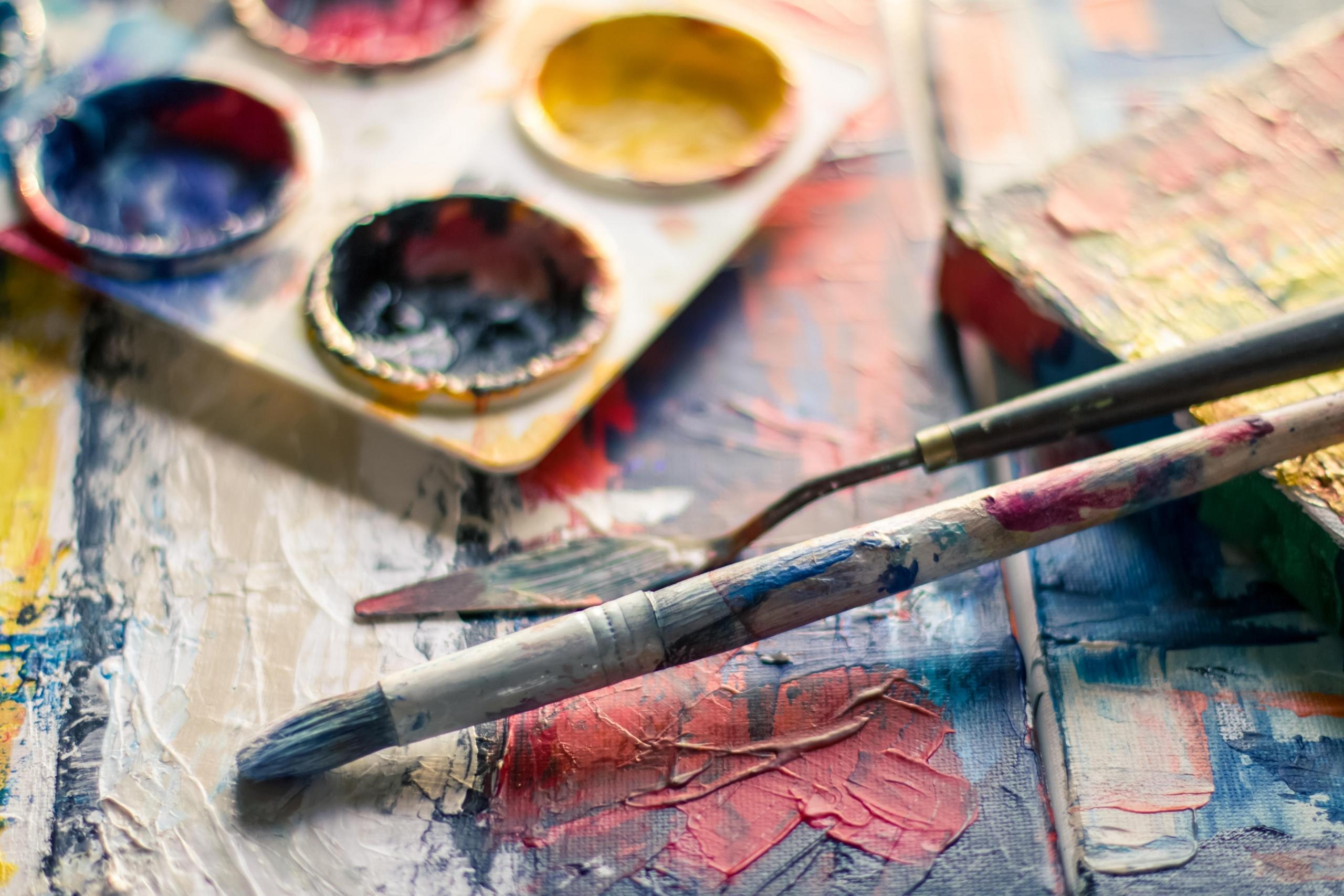 Resim malzemeleri ressam