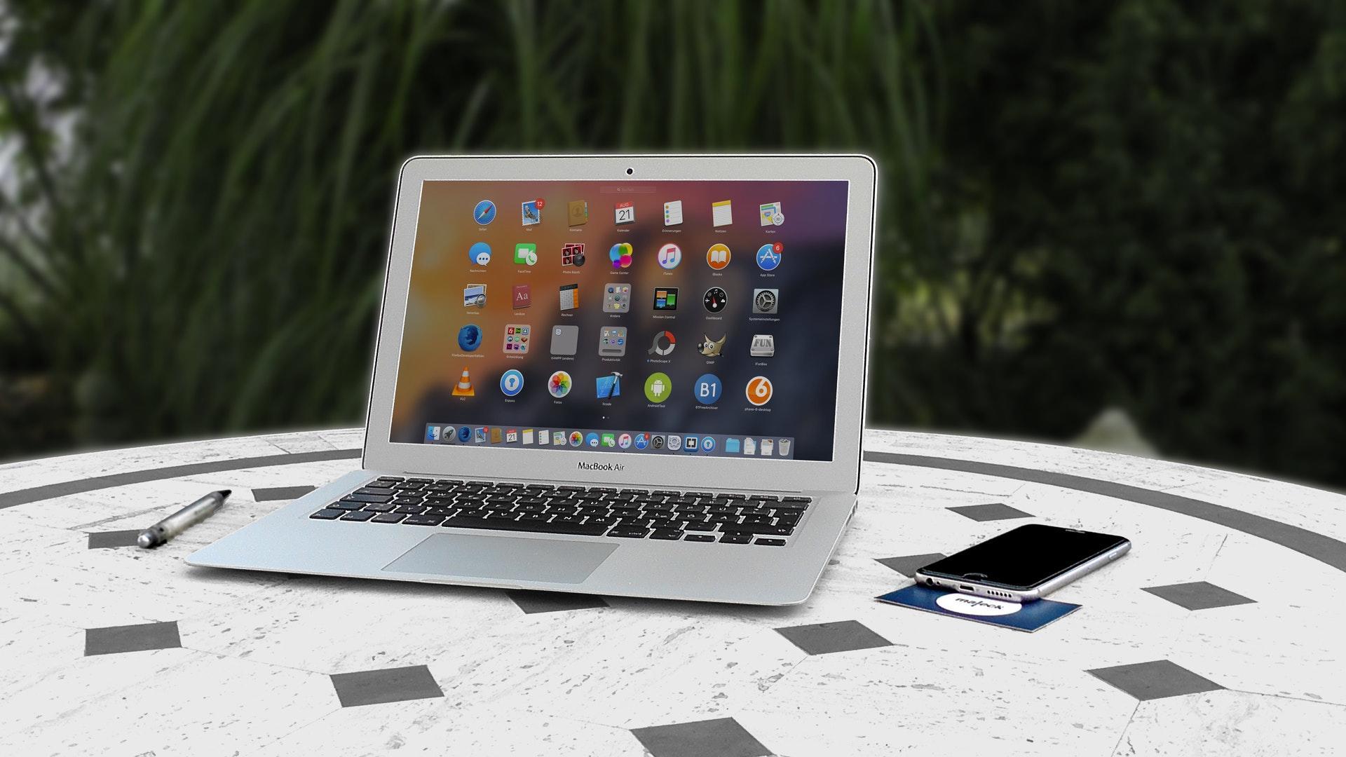 Macbook telefon