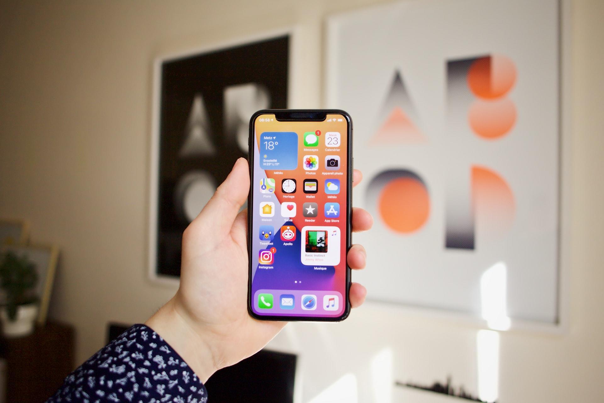 Telefon ana ekran Iphone