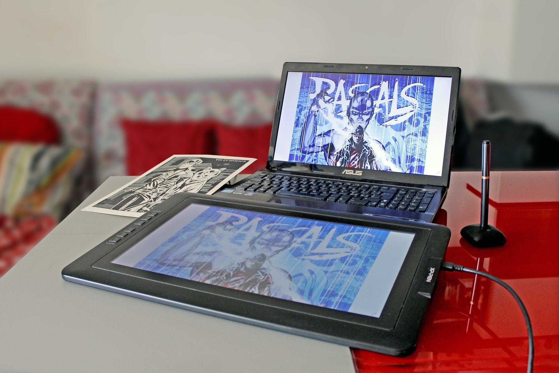 Tablet bilgisayar çizgi roman yazılımı