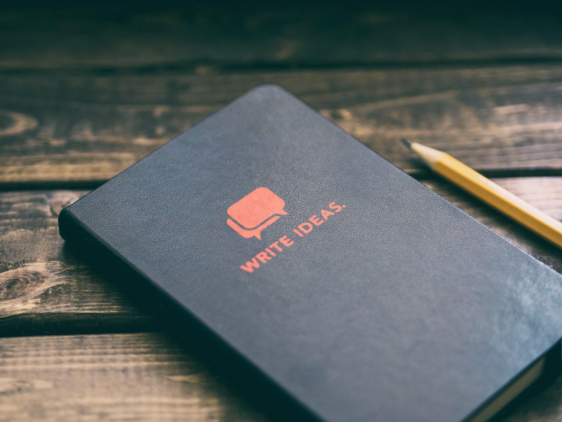 Write ideas fikir siyah ajanda