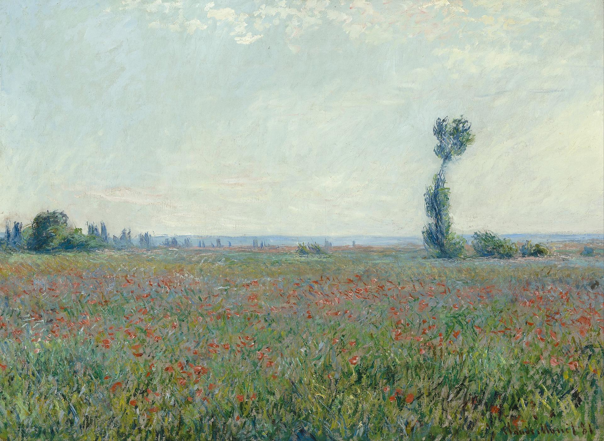 Bir Monet yağlı boya tablosu