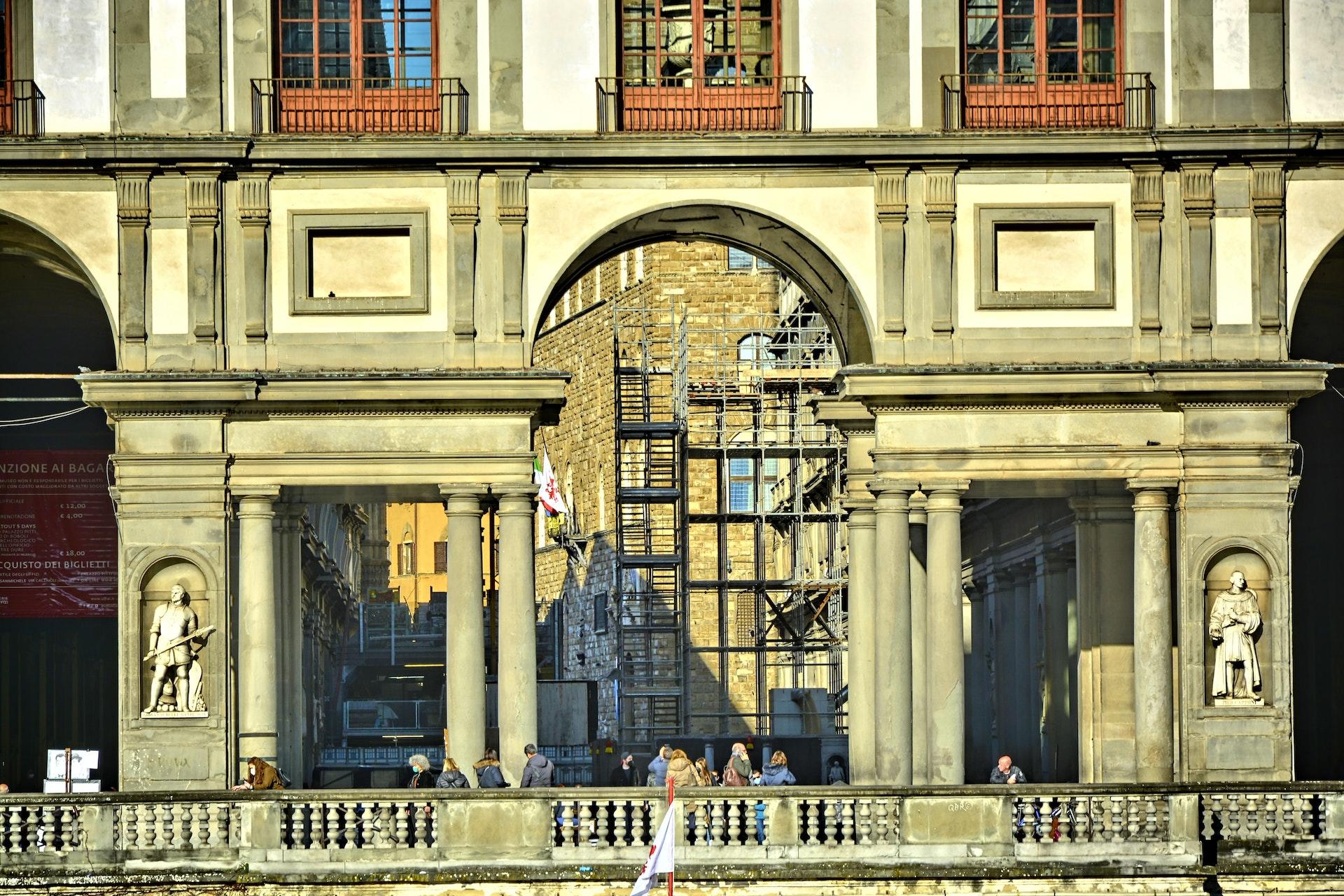 Floransa İtalya Uffizi müze