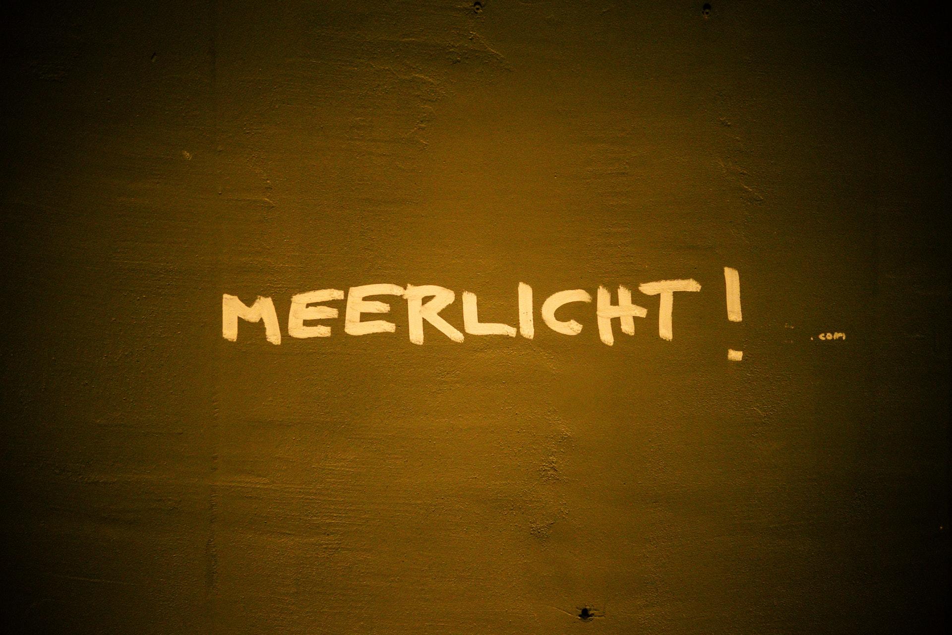 Meerlicht Almanca kelime