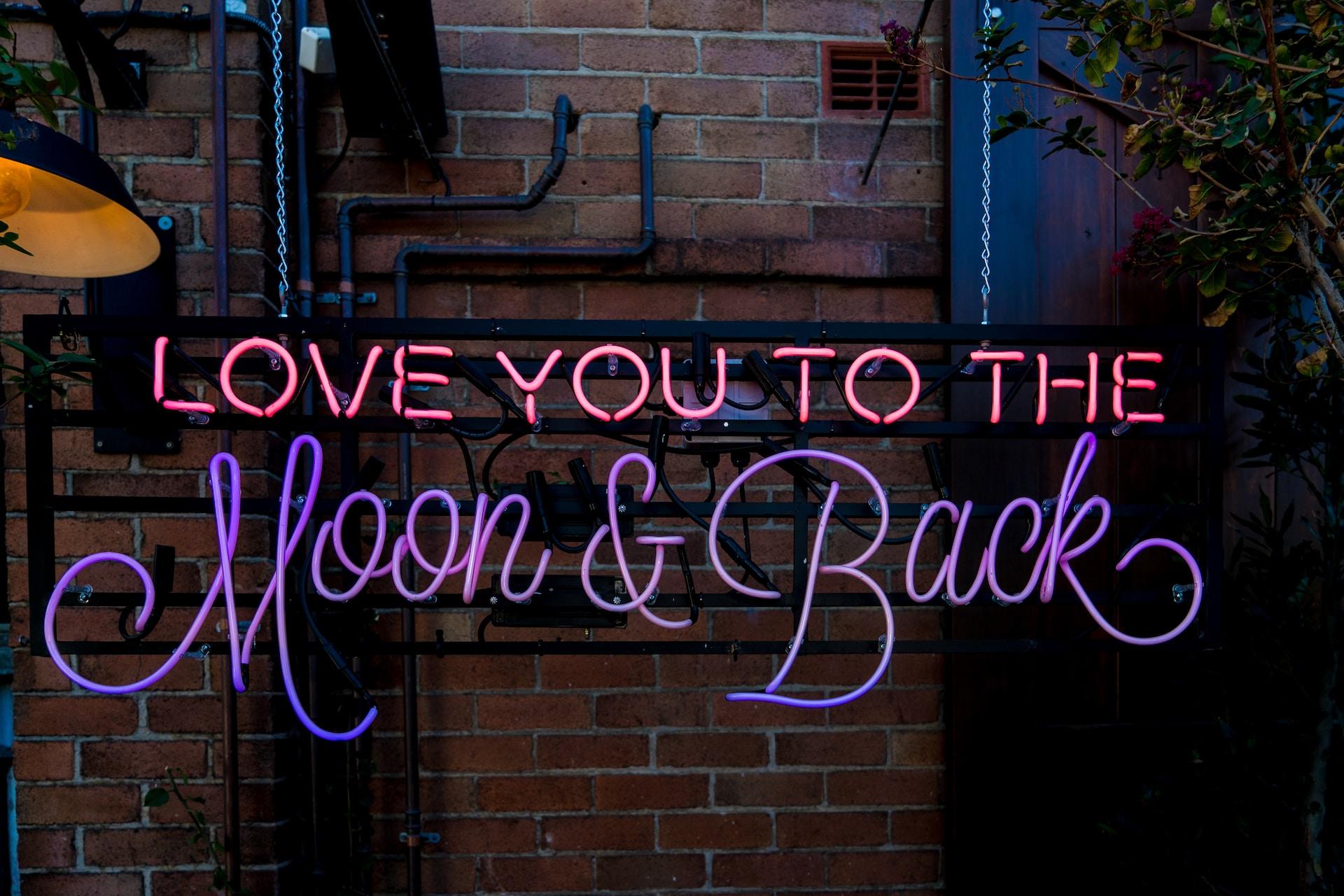 Love you to the moon and back