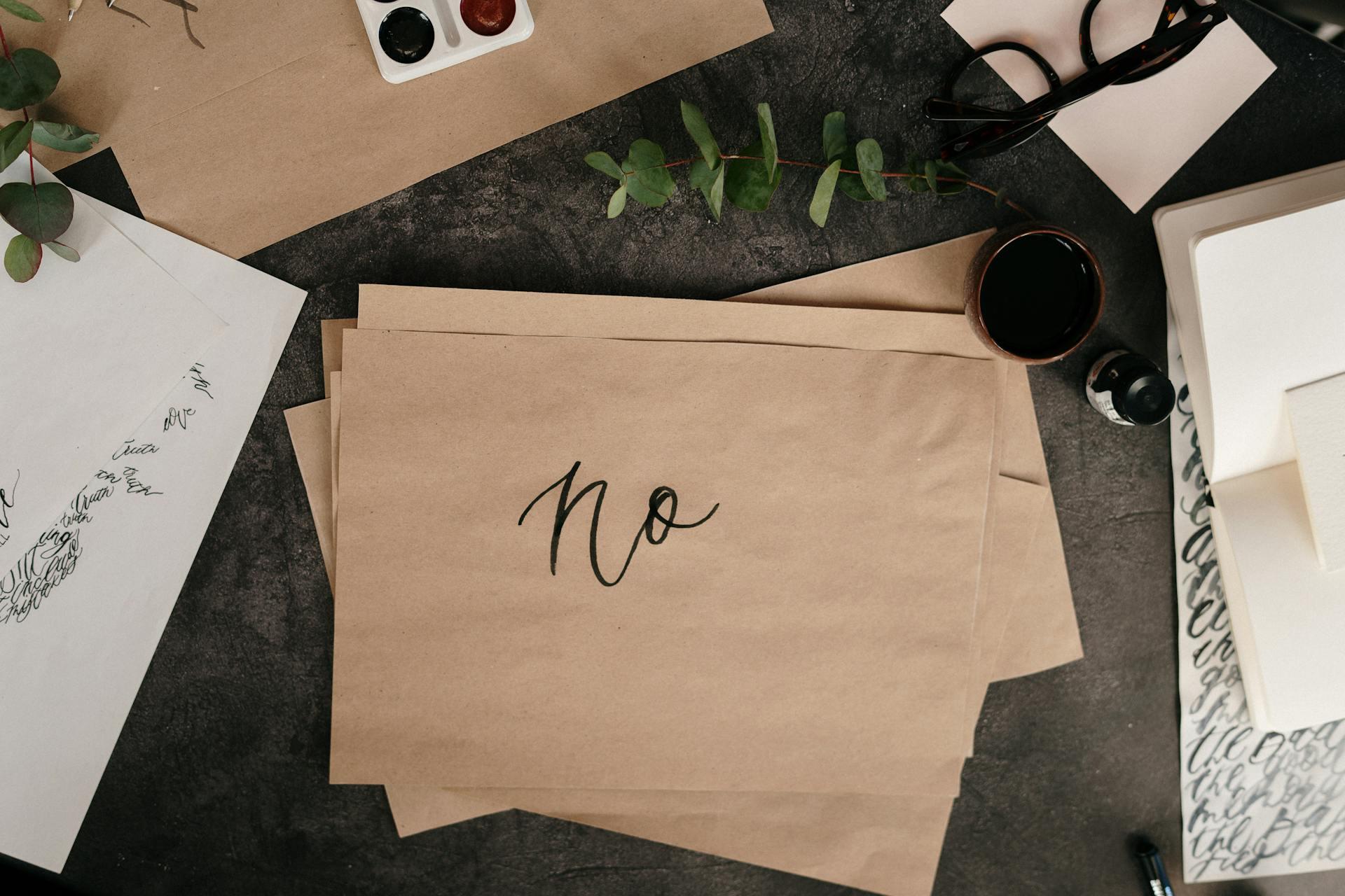 No zarf hayır