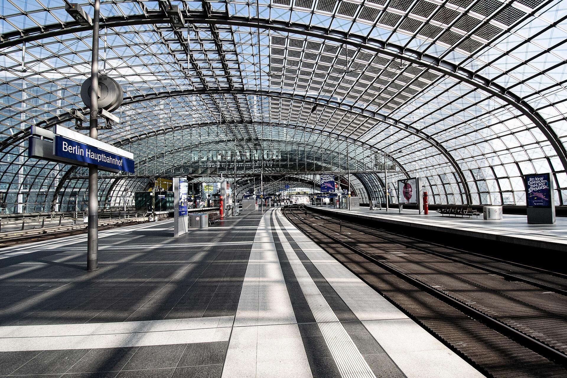 Berlin Merkezi istasyonu.