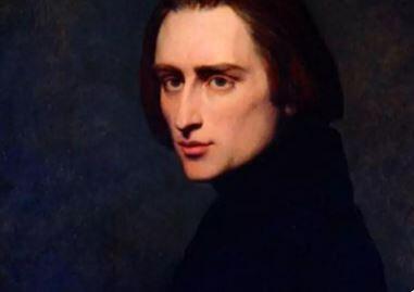 Ünlü Piyanist Franz Liszt'in portresi