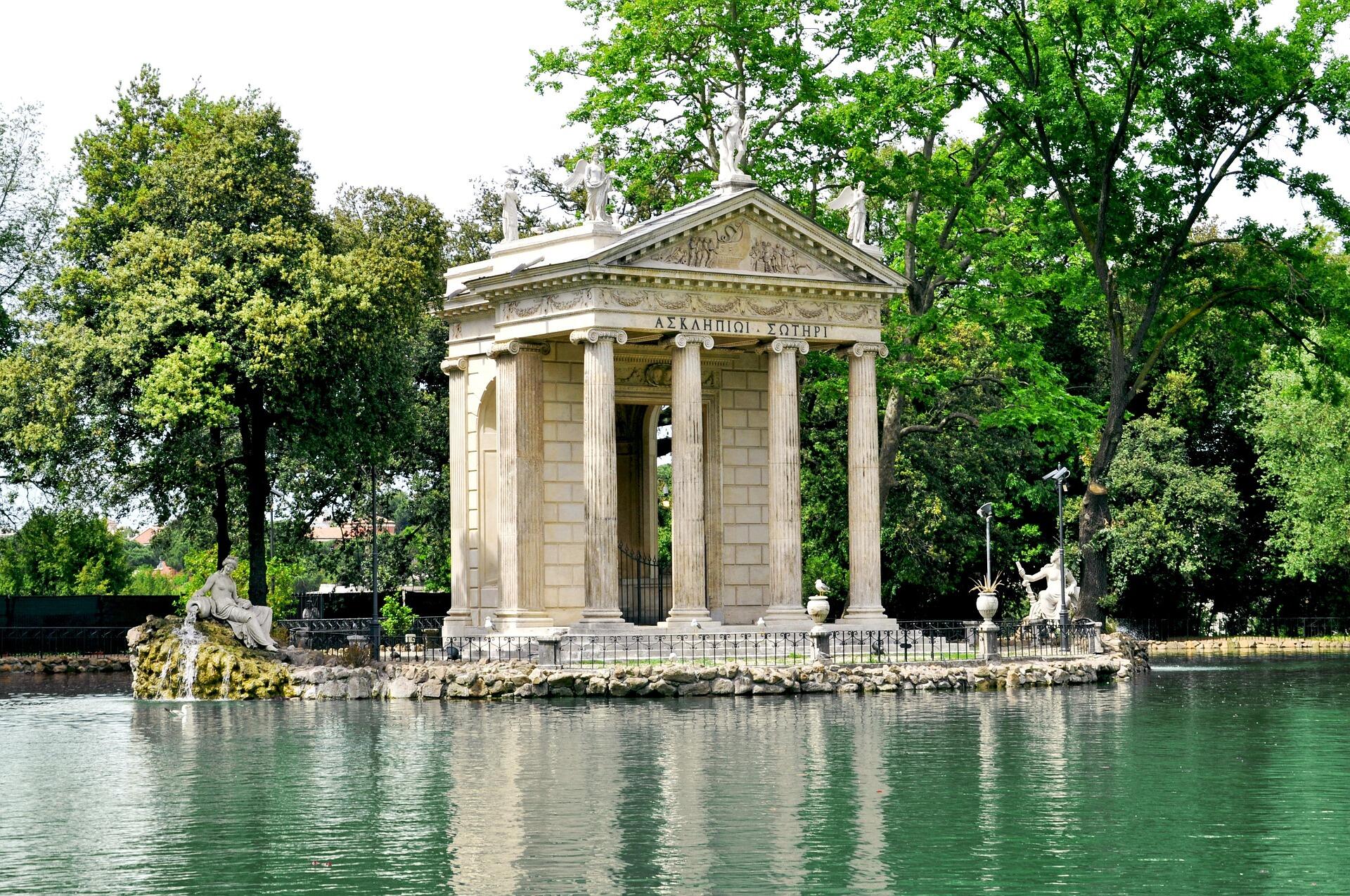 Roma Villa Borghese Asclepius Tapınağı